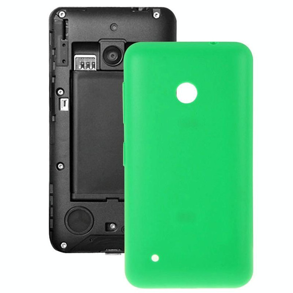 Solid Color Plastic Battery Back Cover for Nokia Lumia 530/Rock/M-1018/RM-1020(Green)