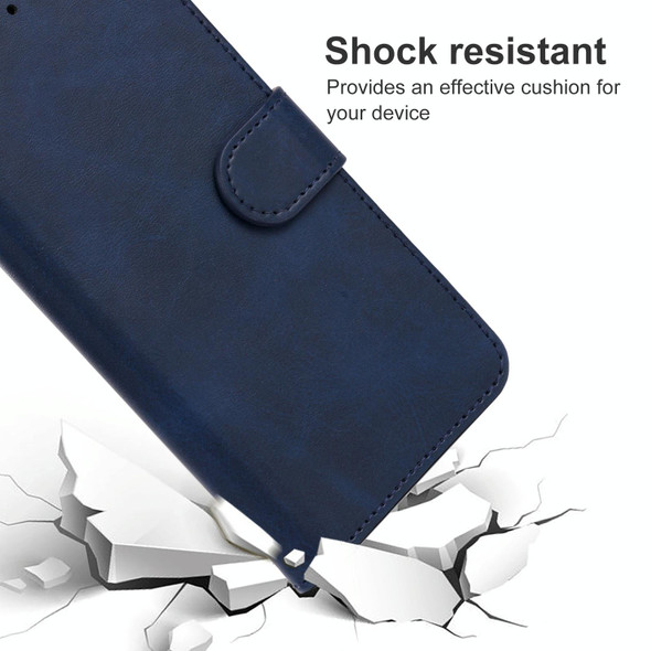 Leather Phone Case - Alcatel 3L 2020(Blue)