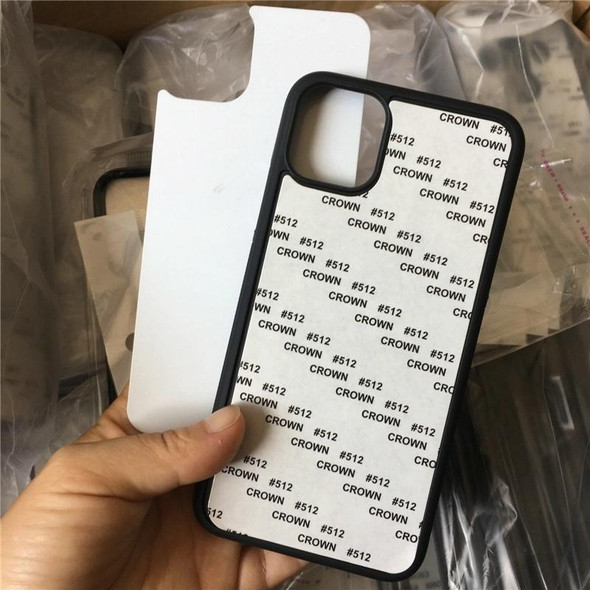 10 PCS 2D Blank Sublimation Phone Case - iPhone 12 mini(White)