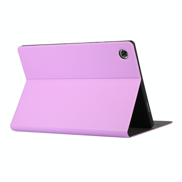 Samsung Galaxy Tab A8 Voltage Craft Texture TPU Horizontal Flip Tablet Case(Purple)