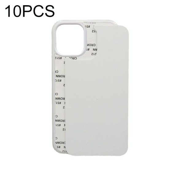 10 PCS 2D Blank Sublimation Phone Case - iPhone XR(Transparent)
