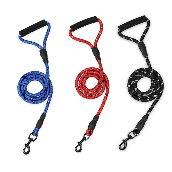 2 PCS Pet Reflective Leash Medium & Large Dog Walking Supplies(Red)