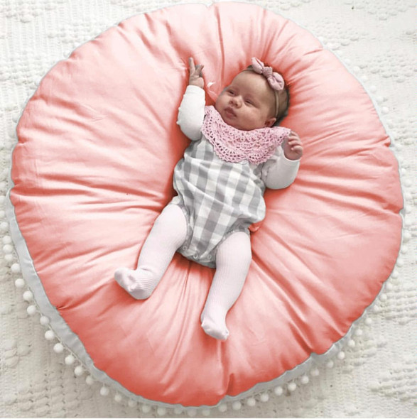 Baby Bean Bag Chair Infantil Feeding Chair Multi-function Nursling Baby Car Seat Children Seat Sofa(Pink)