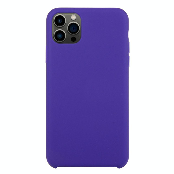 Solid Silicone Phone Case - iPhone 13 Pro(Deep Purple)