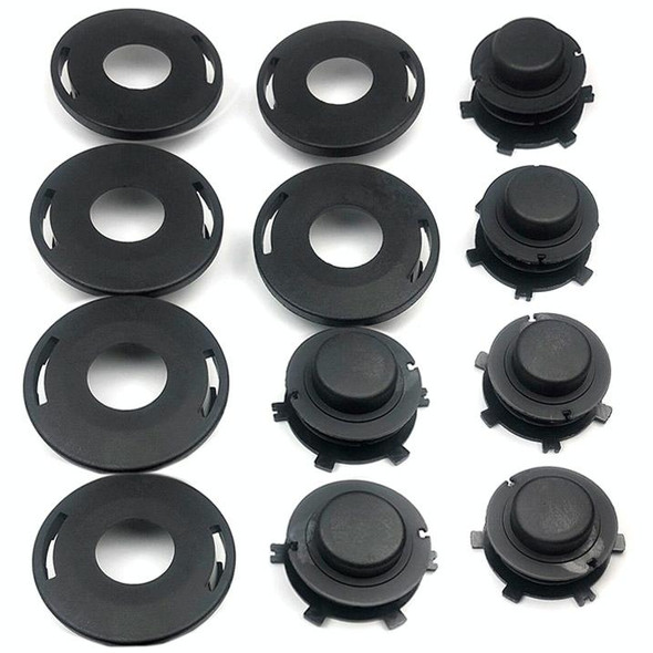 12 PCS / Set Lawn Mower Head Cover Winding Wheel for Stihl 25-2 FS90 110 120 55