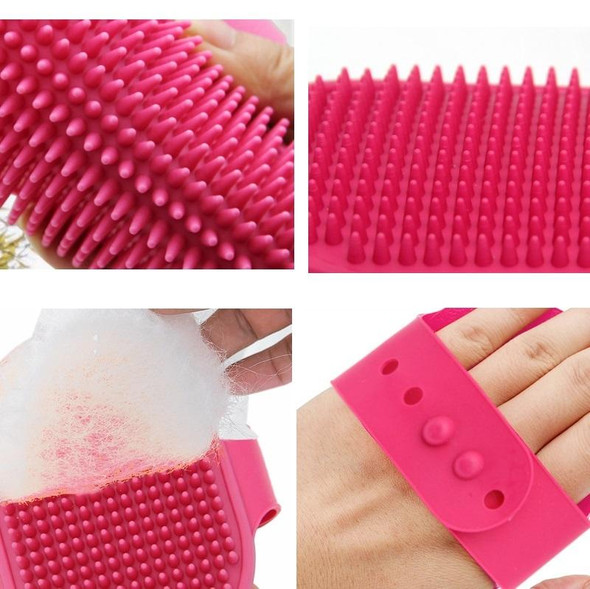 20 PCS Pet Bathing Massage Brush - Dogs Cleaning And Beauty Tools(Yellow)