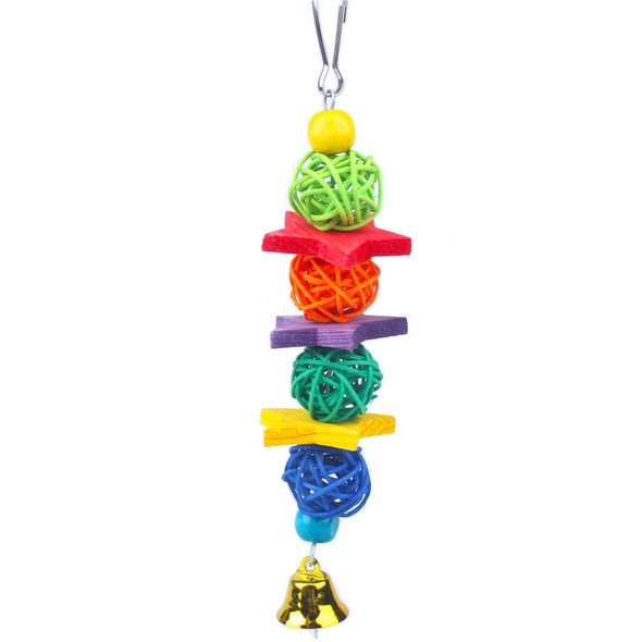 10 in 1 Parrot Toy Set Ladder Mirror String Of Bells