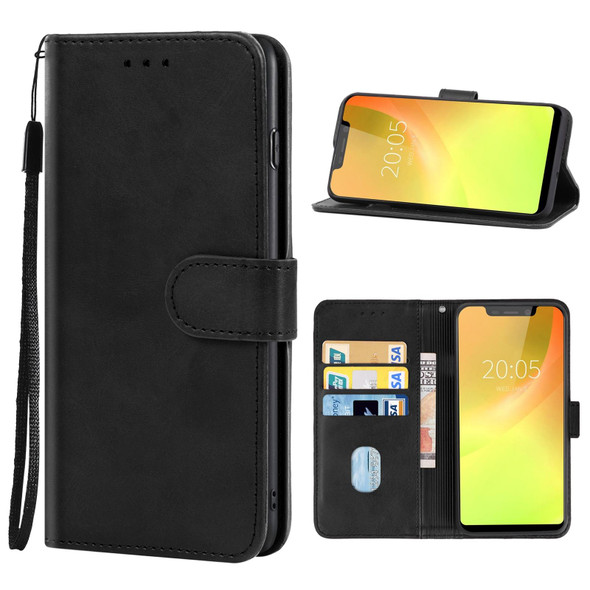 Leather Phone Case - Blackview A30(Black)