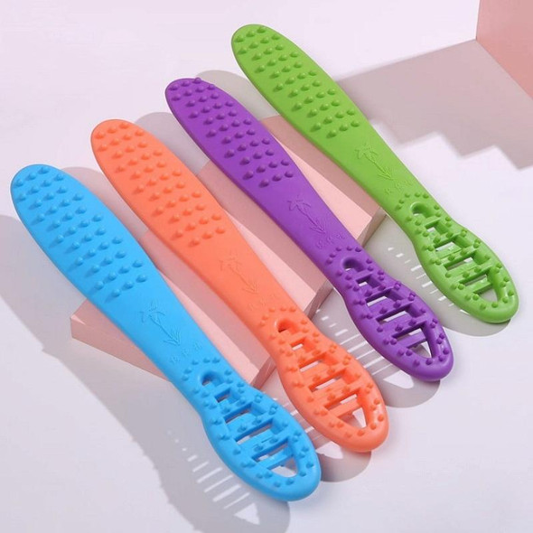 2 PCS Silicone Health Meridian Massage Fitness Massager Random Colour Delivery, Shape: Second Generation 35cm