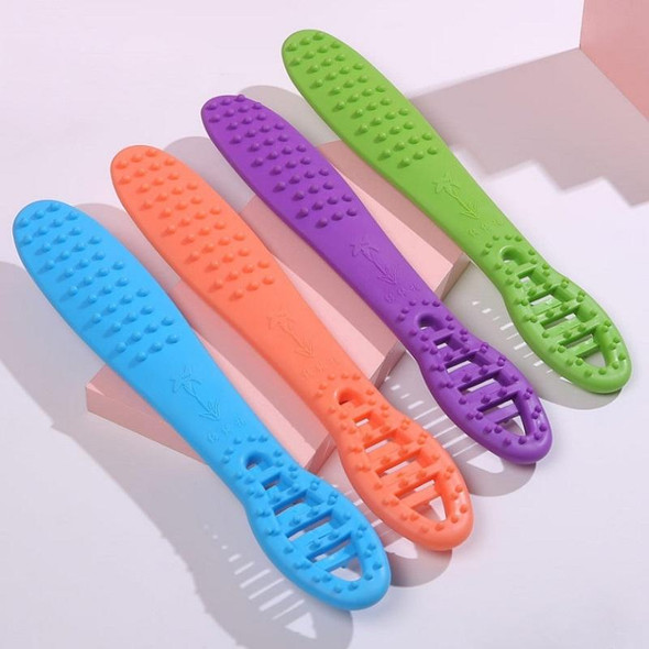 2 PCS Silicone Health Meridian Massage Fitness Massager Random Colour Delivery, Shape: First Generation 27cm