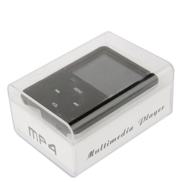 1.8 inch TFT Screen MP4 Player with TF Card Slot, Support Recorder, FM Radio, E-Book and Calendar(Black)