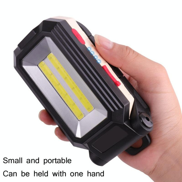 W560 COB + T6 Glare Car Inspection Working Light USB Charging LED Folding Camping Lamp with Hook + Magnet