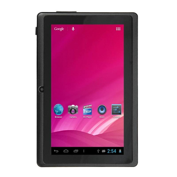 Q88 Tablet PC, 7.0 inch, 1GB+8GB, Android 4.0, 360 Degree Menu Rotate, Allwinner A33 Quad Core up to 1.5GHz, WiFi, Bluetooth(Black)