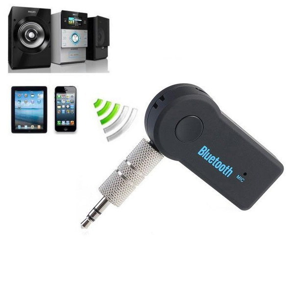 Car Bluetooth Handsfree Music Mic Receiver - iPhone, Galaxy, Sony, Lenovo, HTC, Huawei, and other Smartphones