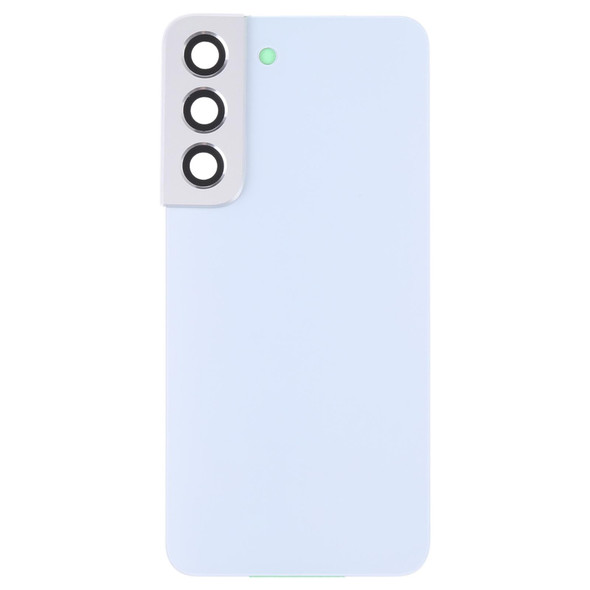 Battery Back Cover with Camera Lens Cover for Samsung Galaxy S22 5G SM-S901B(White)