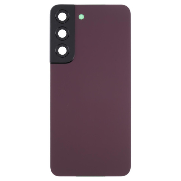 Battery Back Cover with Camera Lens Cover for Samsung Galaxy S22 5G SM-S901B(Purple)