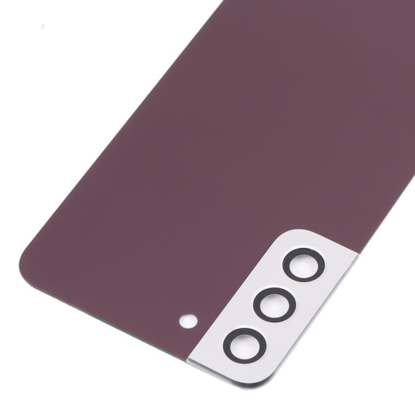 Battery Back Cover with Camera Lens Cover for Samsung Galaxy S22+ 5G SM-S906B(Purple)