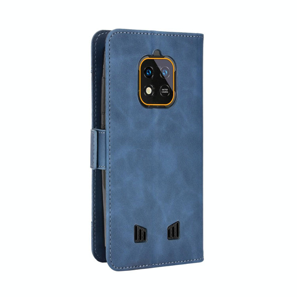 Oukitel WP18 Skin Feel Calf Texture Card Slots Leather Phone Case(Blue)