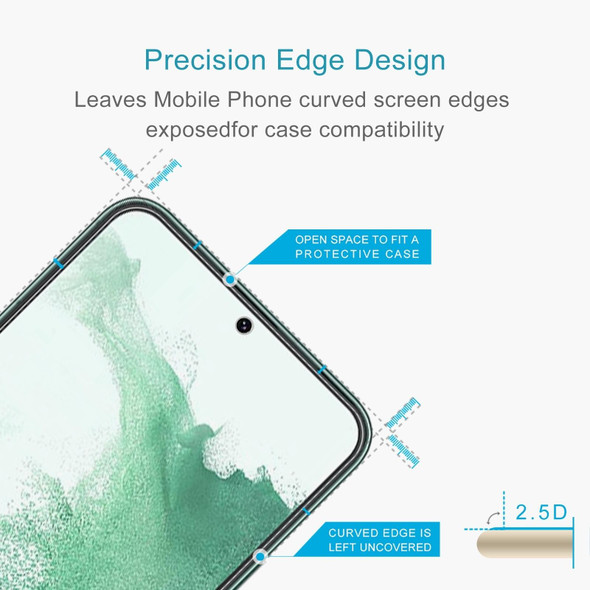 10 PCS 0.18mm 9H 2.5D Tempered Glass Fingerprint Unlock Film - Samsung Galaxy S22+ 5G