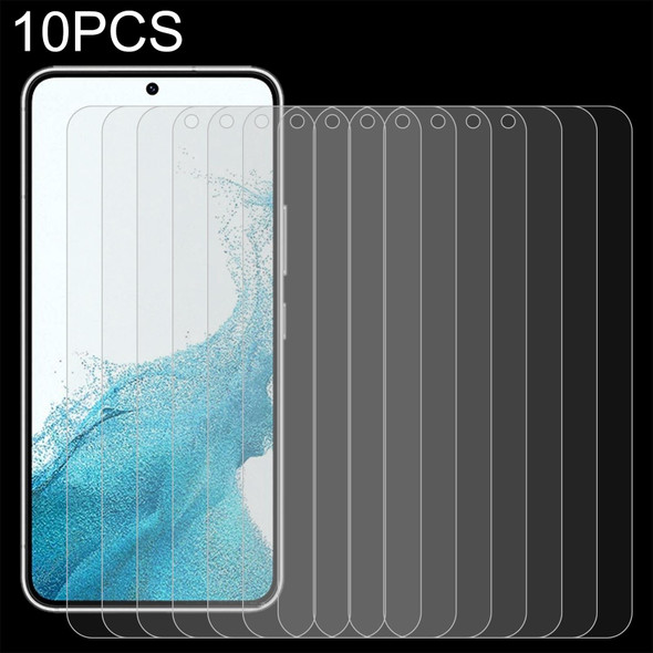 10 PCS 0.18mm 9H 2.5D Tempered Glass Fingerprint Unlock Film - Samsung Galaxy S22 5G