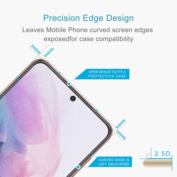 0.18mm 9H 2.5D Tempered Glass Fingerprint Unlock Film - Samsung Galaxy S21+ 5G