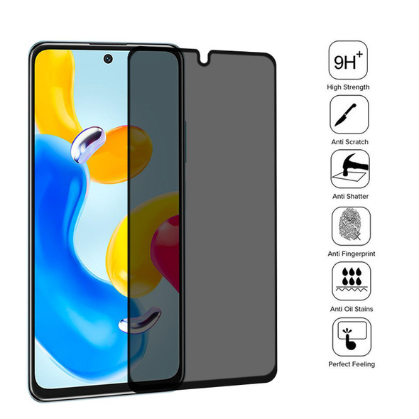 25 PCS Full Cover Anti-peeping Tempered Glass Film - Xiaomi Redmi Note 11S 5G