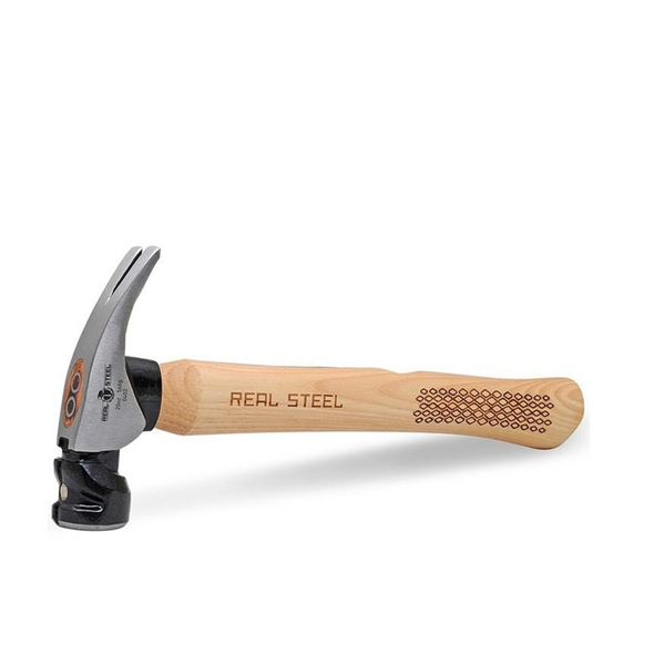 Real Steel Hammer Claw Rip 570G 20Oz Hick. Wood Handle