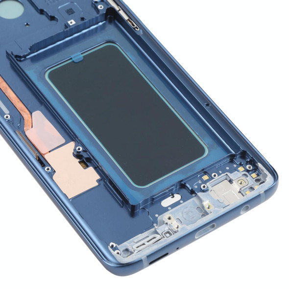 OLED Material LCD Screen and Digitizer Full Assembly with Frame for Samsung Galaxy S9+ SM-G965 (Blue)