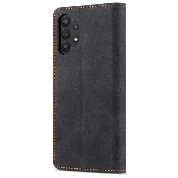 Samsung Galaxy A32 5G AZNS Dream II Skin Feel PU+TPU Horizontal Flip Leather Case with Holder & Card Slots & Wallet(Black)