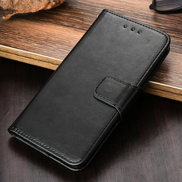 Samsung Galaxy S10+ Crystal Texture Horizontal Flip Leather Case with Holder & Card Slots & Wallet(Black)