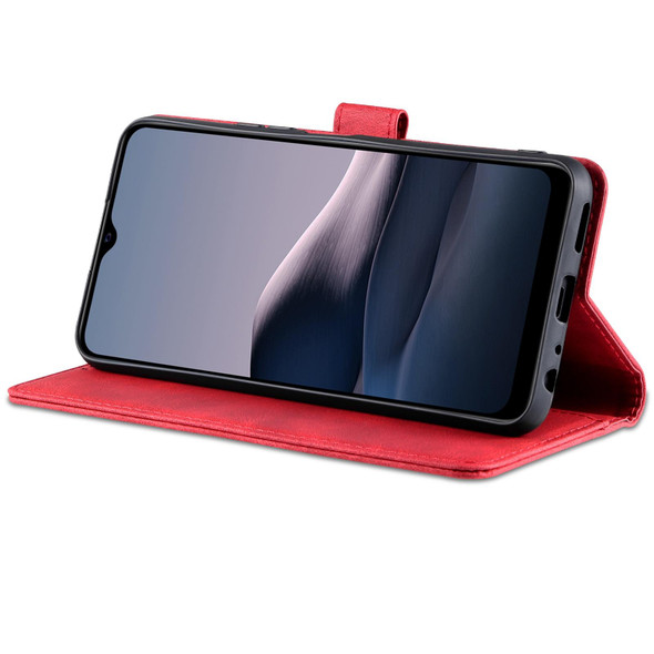 vivo iQOO U1x AZNS Dream II Skin Feel PU+TPU Horizontal Flip Leather Case with Holder & Card Slots & Wallet(Red)