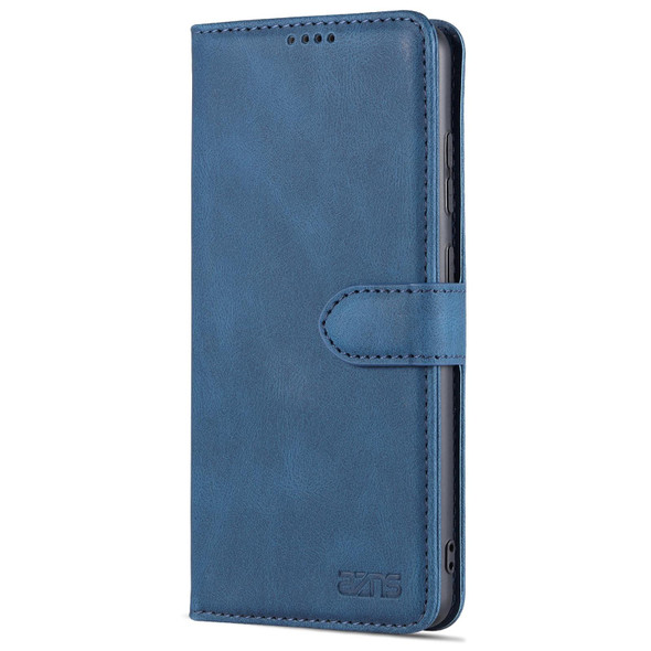 Samsung Galaxy A72 5G / 4G AZNS Dream II Skin Feel PU+TPU Horizontal Flip Leather Case with Holder & Card Slots & Wallet(Blue)