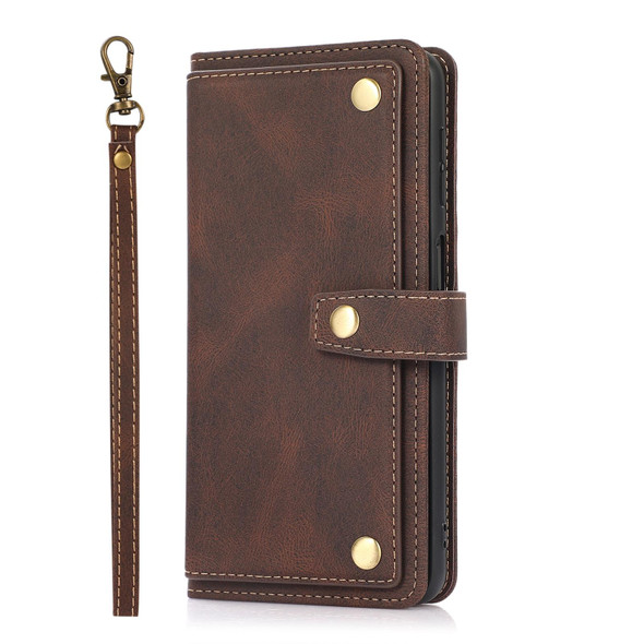 Samsung Galaxy A32 5G PU + TPU Horizontal Flip Leather Case with Holder & Card Slot & Wallet & Lanyard(Brown)