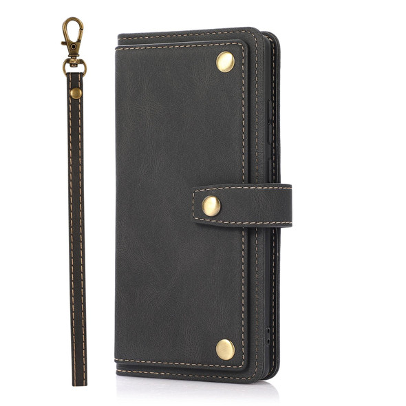 Samsung Galaxy S20+ PU + TPU Horizontal Flip Leather Case with Holder & Card Slot & Wallet & Lanyard(Black)