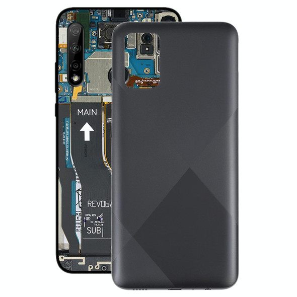 Battery Back Cover for Samsung Galaxy A02s(Black)