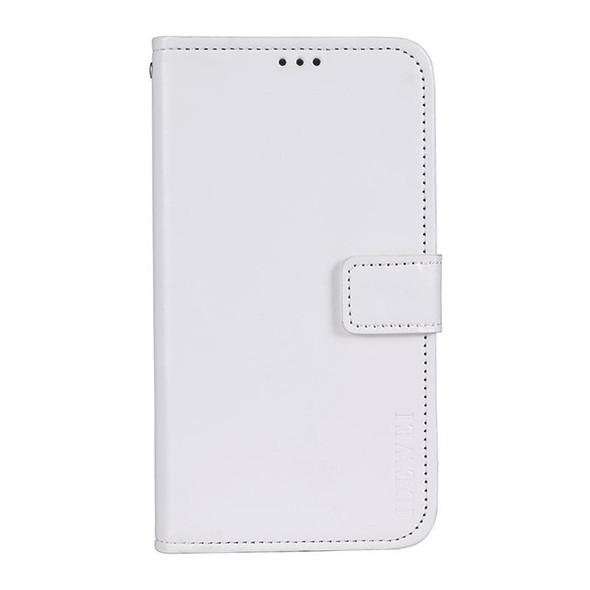 Samsung Galaxy M32 5G idewei Crazy Horse Texture Horizontal Flip Leather Case with Holder & Card Slots & Wallet(White)