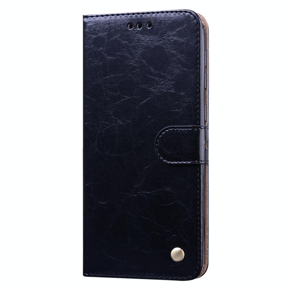 Samsung Galaxy M21 Business Style Oil Wax Texture Horizontal Flip Leather Case with Holder & Card Slots & Wallet(Black)