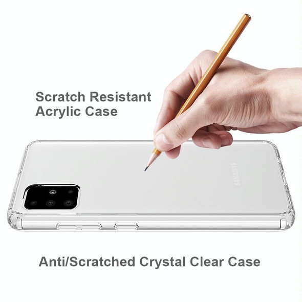 Galaxy A51 5G Shockproof Scratchproof TPU + Acrylic Protective Case(Transparent)