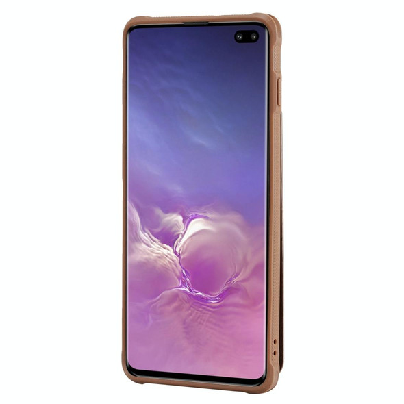 Galaxy S10+ Vertical Flip Shockproof Leather Protective Case with Long Rope, Support Card Slots & Bracket & Photo Holder & Wallet Function()