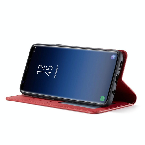 Galaxy S9 Forwenw Dream Series Oil Edge Strong Magnetism Horizontal Flip Leather Case with Holder & Card Slots & Wallet & Photo Frame(Red)