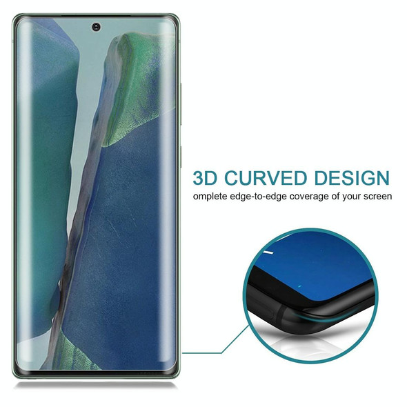 Samsung Galaxy Note20 0.3mm 9H Surface Hardness 3D Curved Surface Privacy Glass Film