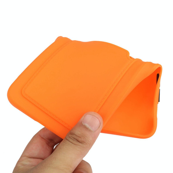 Samsung Galaxy S21 Ultra 5G Card Slot Design Shockproof TPU Protective Case(Orange)