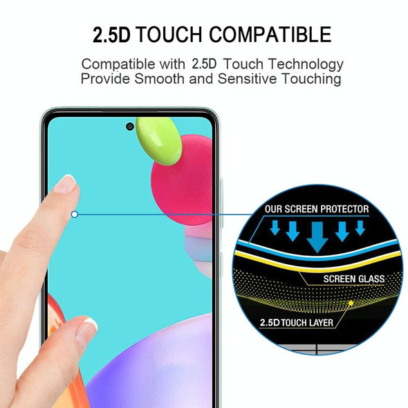 Samsung Galaxy A52 5G / 4G 25 PCS Full Glue Full Screen Tempered Glass Film