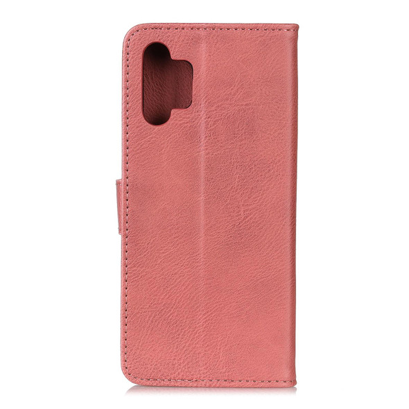Samsung Galaxy A32 5G KHAZNEH Cowhide Texture Horizontal Flip Leather Case with Holder & Card Slots & Wallet(Pink)