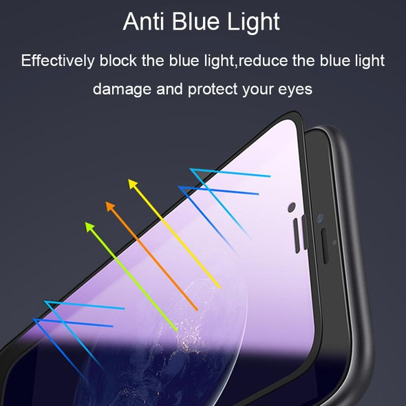 25 PCS AG Matte Anti Blue Light Full Cover Tempered Glass - Vivo Z5x