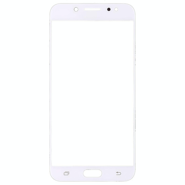 10 PCS Front Screen Outer Glass Lens for Samsung Galaxy C8 / C7100, C7(2017) / J7+, C710F/DS(White)