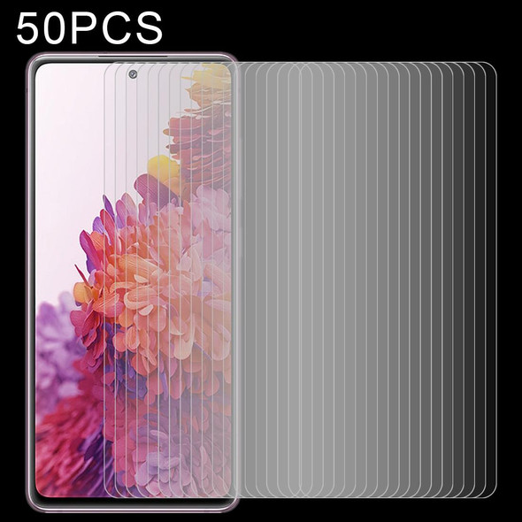 Samsung Galaxy S20 FE 5G / S20 FE 2022 50 PCS 0.26mm 9H 2.5D Tempered Glass Film
