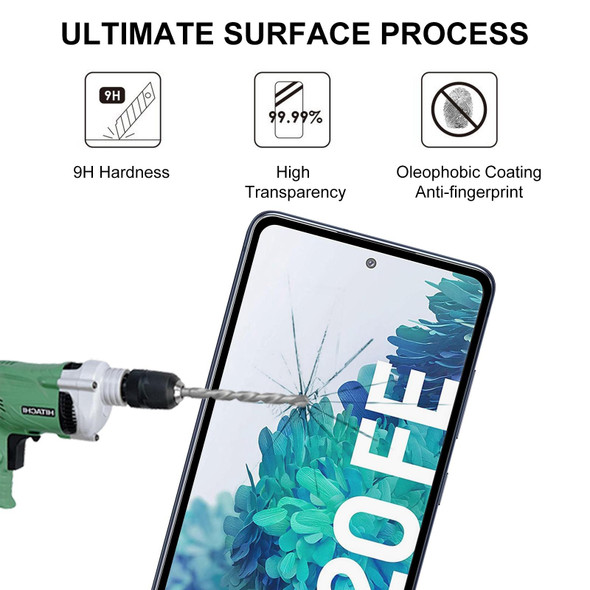 Samsung Galaxy S20 FE 5G / S20 FE 2022 25 PCS Full Glue Full Screen Tempered Glass Film