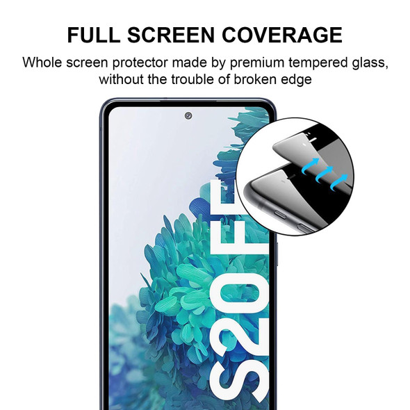 Samsung Galaxy S20 FE 5G / S20 FE 2022 Full Glue Full Screen Tempered Glass Film