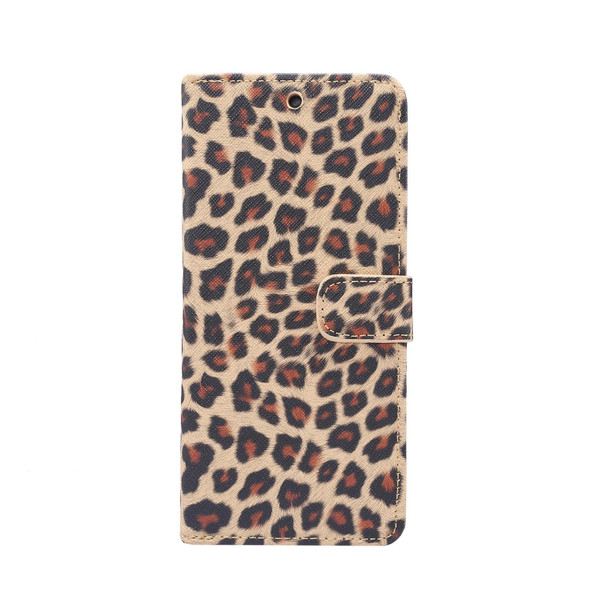 Samsung Galaxy Note20 Ultra Leopard Pattern Horizontal Flip Leather Case with Holder & Card Slots(Yellow)